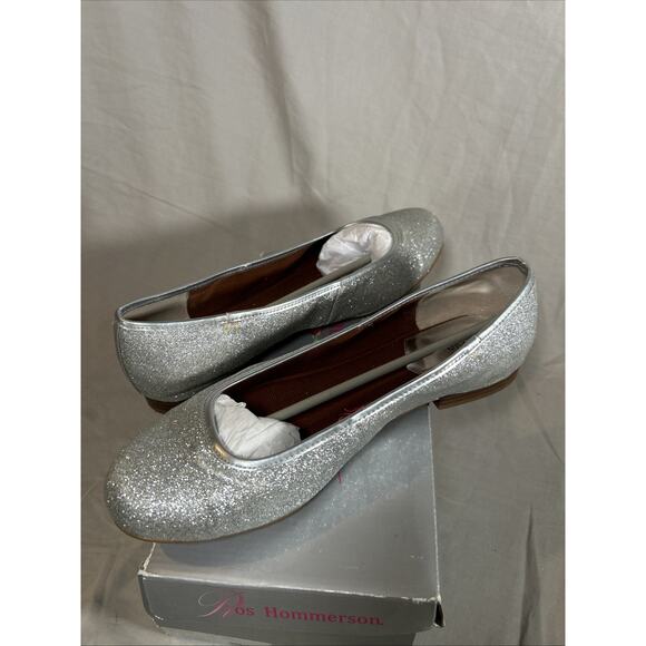 Ros Hommerson Odelle Silver Glitter Ballet Flats Flexble Womans Size 11.5 W/Box - Picture 6 of 16